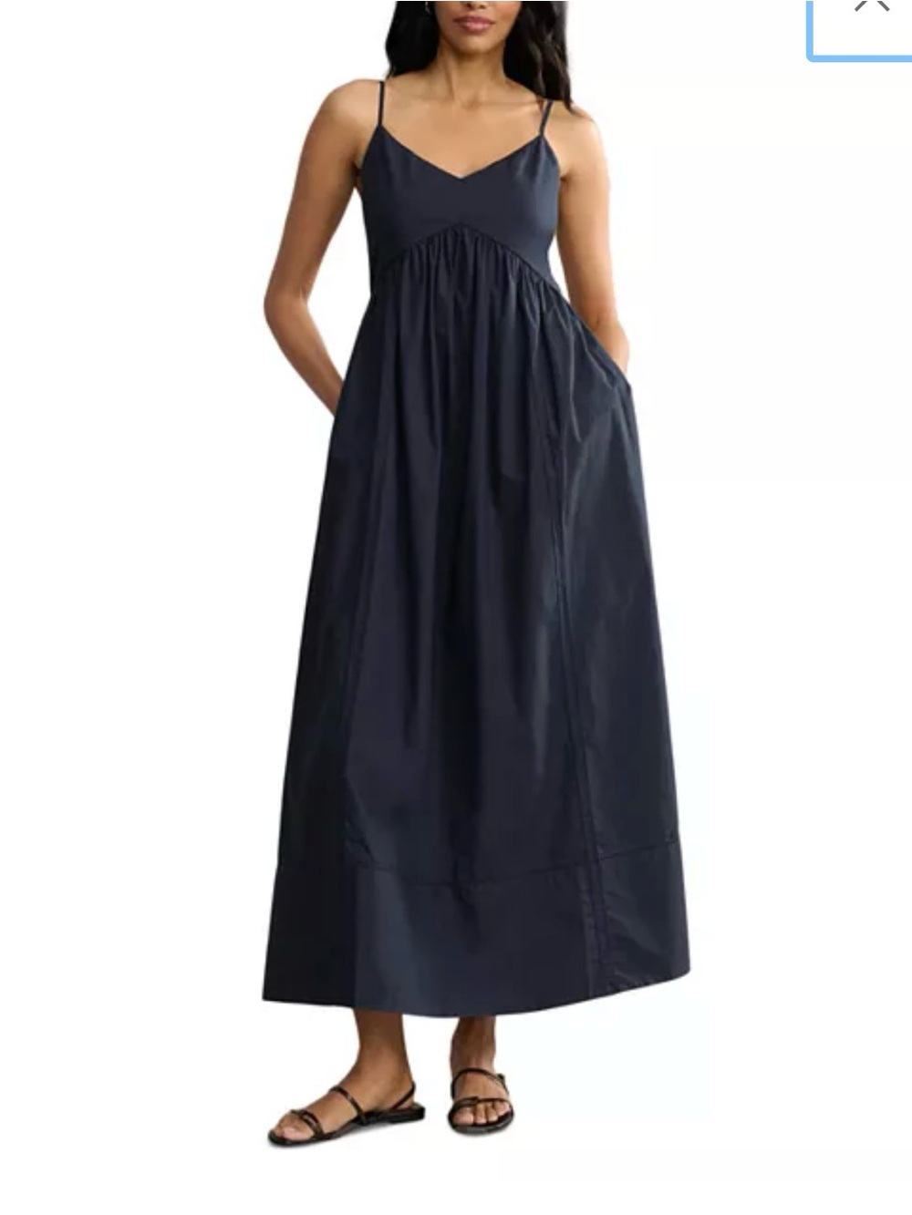 Jenni Kayne Navy Spaghetti-Strap Maxi Dress